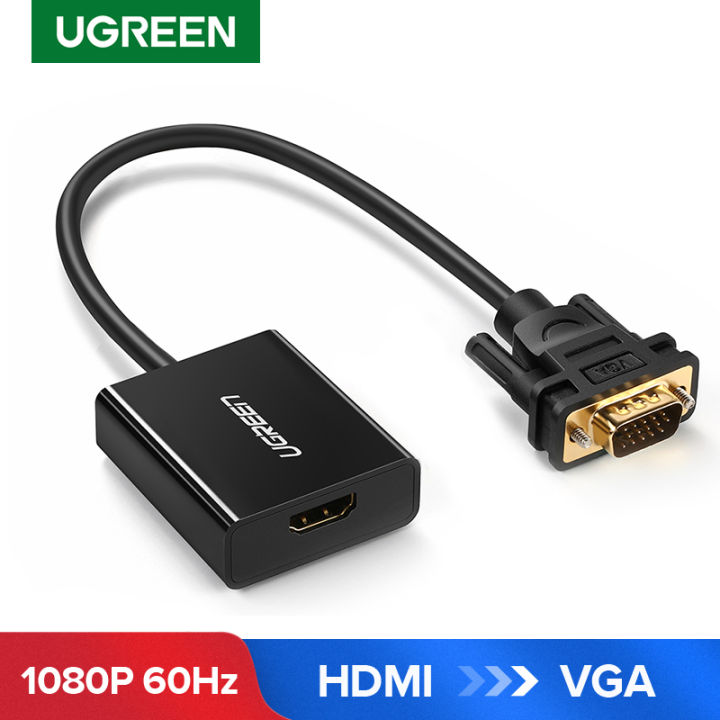 UGREEN Active HDMI to VGA Adapter with Audio Jack HDMI