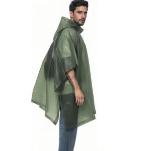 COD AM-RR003-Raincoat Portable Cape Raincoat One piece Raincoat Thickened poncho Adult Raincoat