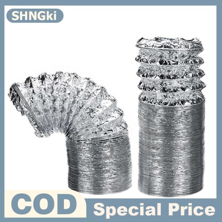 SHNGki 3.1Inch Flex Air Aluminum Foil Ducting Dryer Vent Hose For ...