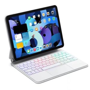 MD keyboard iPad Mini 6th Generation Magnetic Keyboard Case Floating Cantilever Stand Multi-Touch Trackpad Backlit Keys for iPad Mini 6iPad 10th 10.9 inch 2022 relesemini 6 mini 7 8.3inchTouchpad and Wireless keyboardiPad Pro 11 12.9 iPad Air 4th 5th
