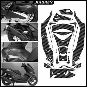 PCX 160 2025 carbon fiber sticker for motorcycle fuel tank cover heat guard side step board decoration protector