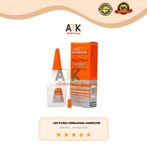 Lem Korea Murah Handsome / Lem Serbaguna HS-10 / Lem Besi ( 1 Pack isi 50 Pcs ) atk