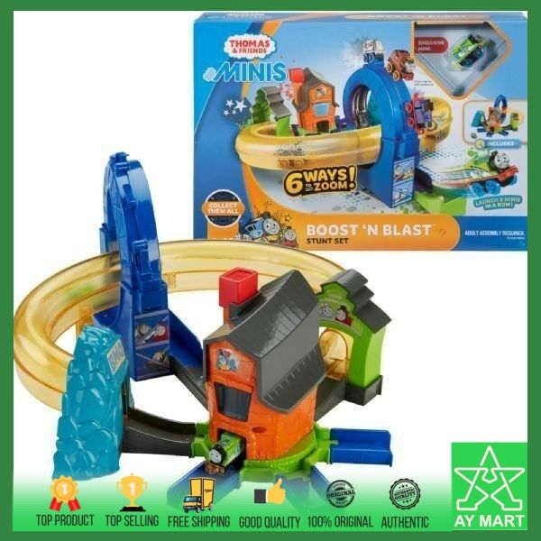 Thomas Train Boost N Blast Stunt Set Thomas Boost And Blast Stunt