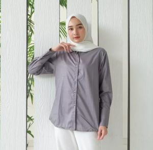 Kemeja Wanita Lengan Panjang Polos: Pakaian Nyaman & Modis