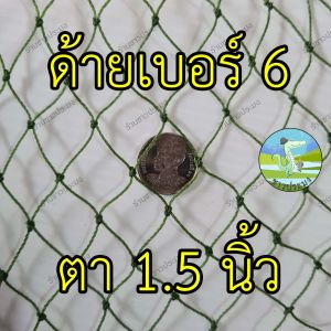 ตาข่ายโปลี เขียว โปลี แดง ด้ายเบอร์ 6 ขนาดตา 1.6-4.4 เซน ขายเป็นเมตร ตาข่ายล้อมไก่ อวนโปลี อวนเขียว ตาข่ายเขียว ดางล้อมไก่ ตาข่าย โปลี