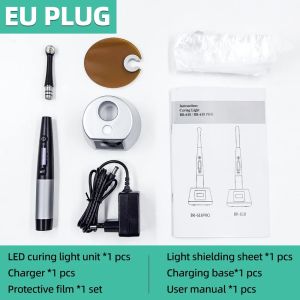 1S Dental Curing Light 1 Sec LED Blue Light Cure Lamp 3100mW/cm² Wireless 7 Modes 10W High Power AZ Dentistry Equipment Tool