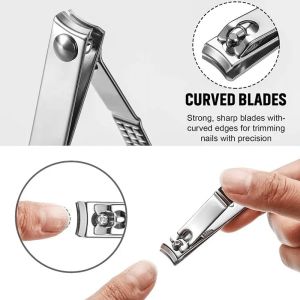 BD - GUNTING KUKU HITAM STAINLLES MANICURE PEDICURE ALAT GUNTING KUKU UKURAN BESAR DAN KECIL