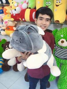 GẤU BÔNG CHÓ PUG MẶT XỆ SIZE LỚN CAO CẤP SIÊU MỀM MỊN GIÁ RẺ