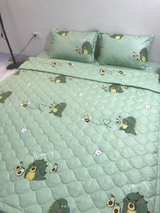 (Giá rẻ) 👣 Bộ chăn ga gối cotton poly – chăn mền drap giường vỏ gối Mẫu Gấu Đỏ Loste - Nhiều Mẫu Lựa Chọn