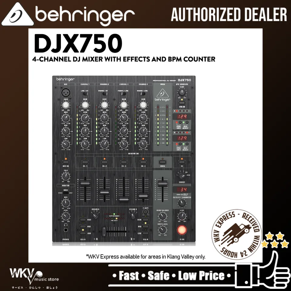 BEHRINGER DJX750 DJミキサー Behringer Pro Mixer DJX750 4