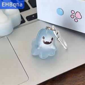 [COD] EHBqna SPORTS พวงกุญแจฮาโลวีนเรืองแสงลายผีการ์ตูนเยลลี่โทรศัพท์จี้ตุ๊กตาโทรศัพท์เคสประดับกระเป๋าพวงกุญแจรถ