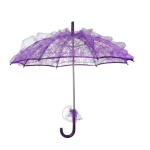 Lace Parasol Elegant Lace Umbrellas for Outdoor Party Photo Props Decorative Parasol Lacework Umbrellas for Garden