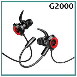 G2000 Comfortable In-Ear Wired Professional Gaming Earphone 3.5mm plug Noise Reduction Headset with Microphone
