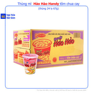Thùng 24 Ly Mì Handy Hảo Hảo tôm chua cay 67g