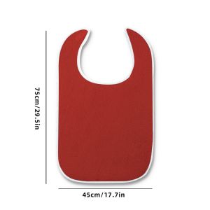 OPEAREY Mềm mại Yếm người lớn Có thể điều chỉnh Nhẹ Tạp dề chăm sóc hàng ngày Polyester Có thể giặt bằng máy Bảo vệ quần áo ăn uống Người già