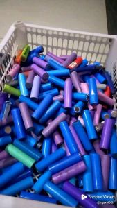 batre  copotan LEPTOP 3000MAH siap pakai tipe 18650 WARNA MERAH