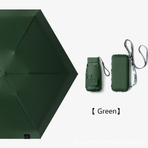 Small card package sun umbrella folding sun and rain dual-use mini sunshade anti-ultraviolet umbrella