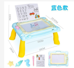 BabyCare Kids Baby 2in1 Colorful Sea Magnetic Drawing Board and Drawing Table