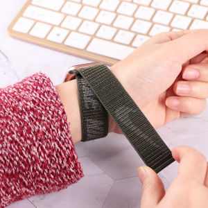 original Nylon Strap For Apple Watch 10 Band Ultra 2 49mm 46mm 41mm 45mm 44mm 40mm 42mm 38mm Sport Nylon Bracelet Band For Apple Watch Series Ultra 10 9 8 7 6 SE 5 4 3 2 1