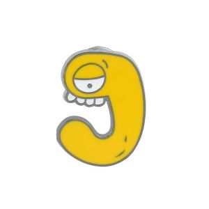 TKNUS Metal Funny Alphabet Brooches Cute Creative Cartoon Brooch Badges Clothing Accessories Personality 26 Letter Enamel Pins Jewelry Gift