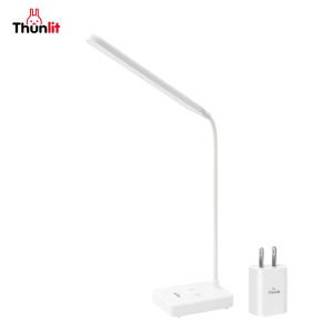 Thunlit Study Table Lamp USB 1500mAh Rechargeable Stepless Dimming 3 Color Temperatures Eye Protection