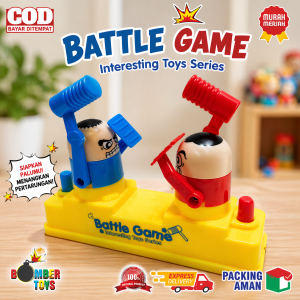 MAINAN ANAK MURAH ADU HAMMER GAME BATTLE PALU PUKUL SERU BERMAIN LUCU TOYS