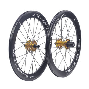 SILVEROCK SR42 Alloy Wheels 20" 406 Disc Brake Aero High Profile Seemless Welding 42mm for Birdy GT Folding Bike Wheelset