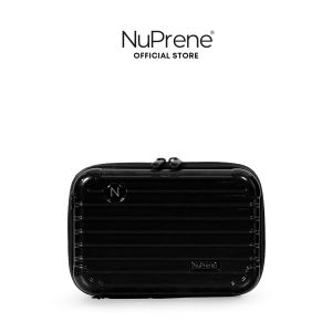 NuPrene - The Van-Ya Bag - Durable Mini Travel Bag in Black - With Protective Hardshell Case and Nylon Shoulder Strap