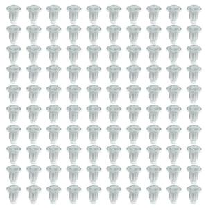 100pcs Bảng đồ nội thất nhúng Bumper Silicone lỗ cắm nonslip Bumper miếng lót chân cửa tủ grippers lâu dài