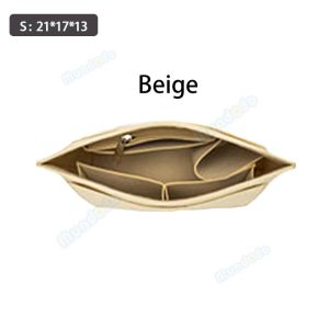 🚚SG Seller 🚚 Felt Insert Bag Fits For Longchamp Handbag Liner Bag Organize women Cosmetic Bag Felt Cloth Makeup Bag Support Handbag lining Travel Portable Insert Purse Bags