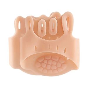 SRIEI 1Pair Silicone Forefoot Pads Toe Separator Cushion Pad Pain Relief Shoes Insoles Finger Toe Hallux Valgus Corrector Gel Pads Foot Care