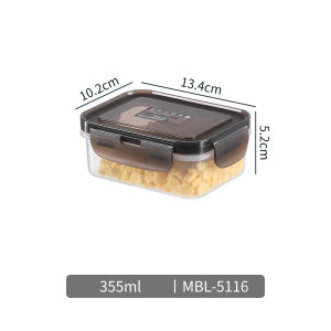 JustLiving Food Storage Containers with Lids Transparent Airtight Containers for Kitchen and Pantry Organization BPA Free Plastic Grain Storage Tank for Grains/ Snacks/ Dry Goods and More