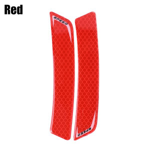 2 cái 2023 tạo kiểu cho xe nhãn dán cửa trang trí cảnh báo phản chiếu Băng phụ kiện lái xe dấu an toàn băng phản chiếu