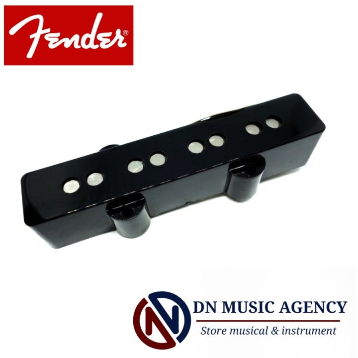 Fender Mexican 60's Jazz Bass Bridge Pickup - Authentic Black Replacement For Your Bass Guitar