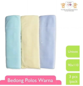 PILIH MOTIF LIBBY 3 Pcs Bedong Bayi Motif (90 X 110Cm) | Perlengkapan Bayi Baru Lahir Newborn