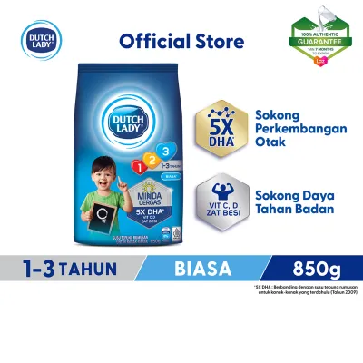 Dutch Lady 123 Biasa 850g