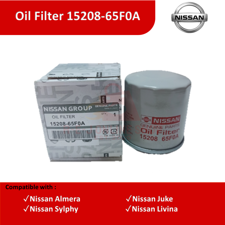 Oil Filter (15208-65F0A) for Nissan Almera / Juke / Sylphy / Livina ...