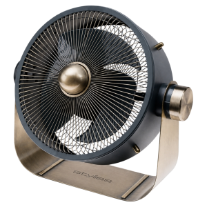 Quạt để bàn Stylies Castor quạt mini vỏ kim loại 40W chỉnh góc 180 độ chạy êm. Bảo hành 12 tháng
