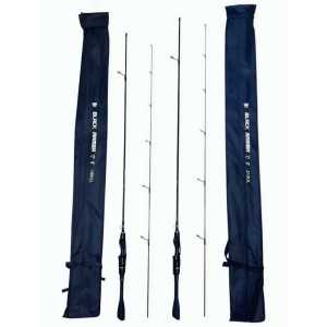 Joran Pancing UL Swan Black Mamba Bahan Carbon Solid Panjang 198cm-210cm Action 2-6Lbs