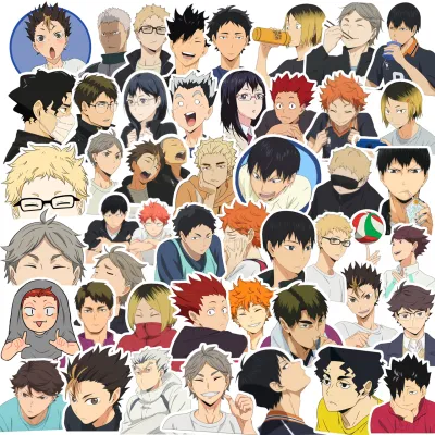 Haikyuu Anime Sticker Pack (45pcs)