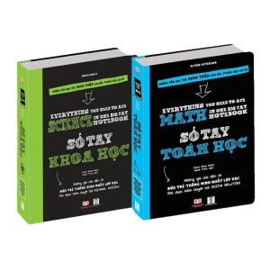 Sách Everything you need to ace Science Big Fat Notebooks sổ tay khoa học Á Châu Books Bìa Cứng In Màu ( lớp 4 - lớp 9 )