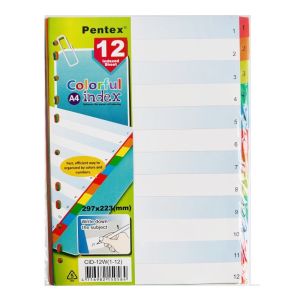 A4 PP Filing Index Divider Organiser