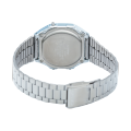 Jam Tangan  Unisex  Casio A168WA-1W  Quartz Watch Stainless Steel Strap. 