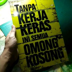Pajangan Poster Motivasi - Poster dinding - Hiasan dinding - poster motivasi kerja