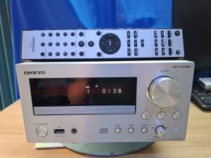 Đầu amply ONKYO CR-N755 hàng ship Nhật hoạt động tốt CD USB line in giải mã quang Coaxial 24bit/196Khz