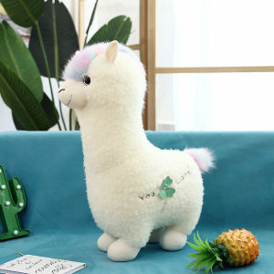28-70cm Cute Soft Cartoon Alpaca Doll Sheep Plush Doll Lamb Stuffed Toy Sleeping Hug Pillow Girl Birthday Gift Toys for Kids Boy Home Decor
