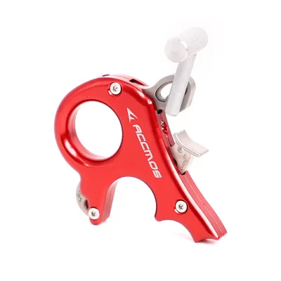 ACCMOS ACCMOS 3 Finger Stainless Steel Archery Grip Caliper Release Aid Thumb Handle Caliper Dispenser For Compound Bow Hunting Shootin