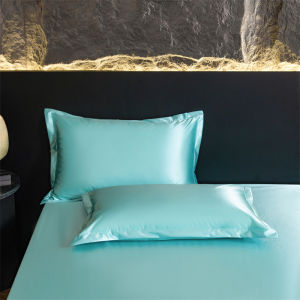 SUNLIGHT HOME 1 Pair Cooling Waterproof Pillowcase2 Pieces Solid Color Pillow CaseBreathable Pillow Cover