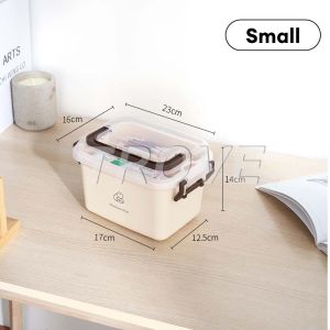 Trove First Aid Medicine Storage Box Portable Household Large Storage Organizer Box With Handle Multi-Functional Box