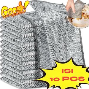 IZ - 10 PCS KAIN LAP DAPUR KAWAT / KAIN KAWAT CUCI PIRING ISI 10 PCS
